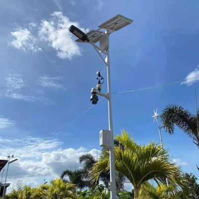 China ROAD Pole Broadcast System Environmental Control AI Camera Solar GPS 5G Wifi 30W 60W Smart City IOT Remote Street Light for sale