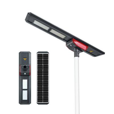 China ROAD hot sale all in one outdoor led solar street light motion sensor home light with post road light price list china for sale