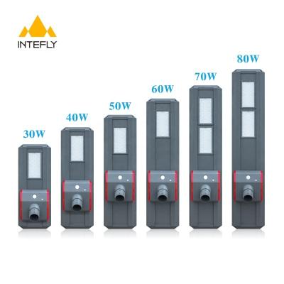 China Road INTEFLY APP Control AIO Mobile Solar Light External Battery Controller Easy To Maintain Sun Power Lamp for sale