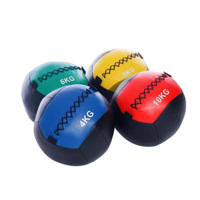 China Wholesale Durable Fitness Weight Ball Gym Strength Training Balance Exercise PU Medicine Ball Wall Ball for sale