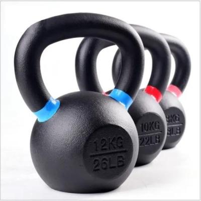 China Durable wholesale cross training fitness gym strength custom logo competition cast iron powder coated kettlebell for sale