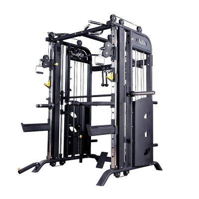 China Multiple Commercial Heavy Duty Bands Barbell Blacksmith Factory System Gravity Oxygen Fitness Squat Aerobic Equipment Rack for sale