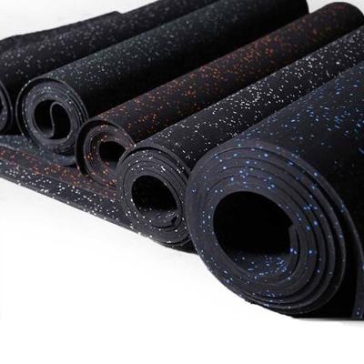 China Shock Absorption Noise Reduction Wholesale Game Mat 6mm Rubber Non-Toxic Gym Flooring Rubber Roll Mat For Gym Use for sale