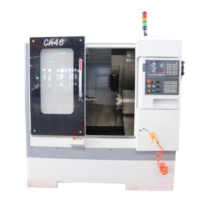 China CK46 CNC van het hellingsbed het Draaien Machine 2400*1700*1600mm van de Machine Horizontale Draaibank Te koop