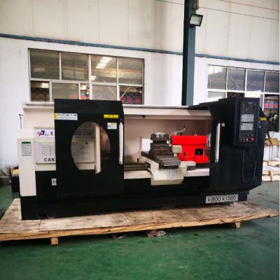 China Industrial Automatic CNC Lathe Machine Flat Bed CAK80135 For Metal Processing for sale