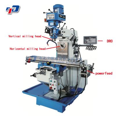 China Manual Type Universal Milling Machine High Accuracy 1700*1600*2250mm X6330 for sale