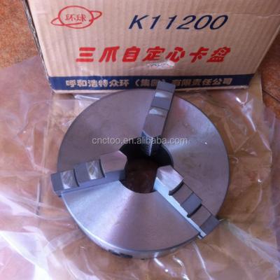 China Handdraaibank Chuck Three Jaw K11200 Mini Lathe Chuck Te koop