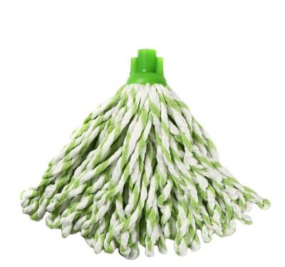 China Sustainable Microfiber Floor Cleaning Mop Strong Blend With Cotton Mop Head for sale