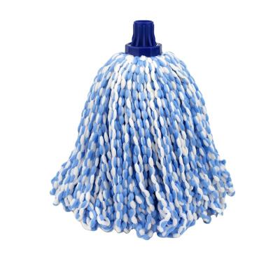 China Chenille Sustainable Wet Floor Water Absorption Deck Centipede Microfiber Replacement Mop Head Cleaning Mop Refill for sale