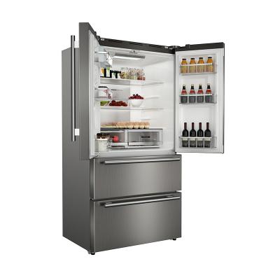 China COMPRESSOR Bottom Freezer French Door Refrigerator for sale