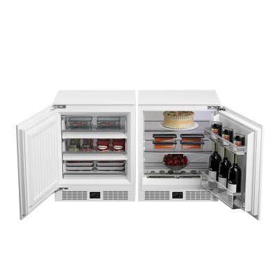 China 105L COMPRESSOR Fridge Single Door Top Cover White Build In Refrigerator for sale