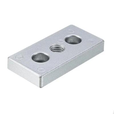 China Aluminum Profiles 4080 M12 Aluminum Connection Plate For Aluminum Extrusion Profile for sale