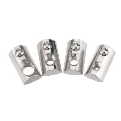 China Machine Frame Accessories Industrial Aluminum Aluminum Profile Ball Screw T Slot Nuts for sale