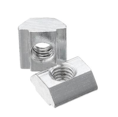 China heavy industry m3 square nut carbon steel t sliding nut for aluminum profile accessory for sale