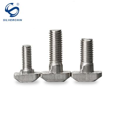 China Galvanized Industrial Steel T-bolt Grade 8.8 M8 Galvanized Hammer Head T-bolt for sale