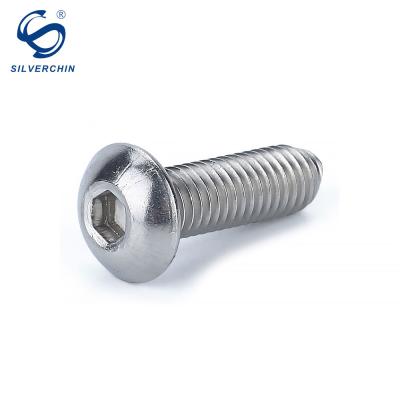 China Industial Galvanized Cup Head Round Bolts Inner Hexagon Bolt Round Mushroom Pan Head Screws for sale