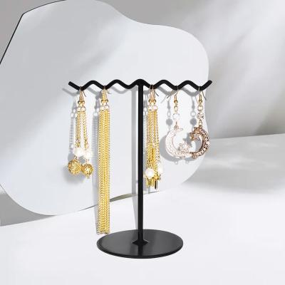 China FASHIONABLE Art Jewelry Rack Fashion Jewelry Simple Iron Stands Earring Gathering for sale