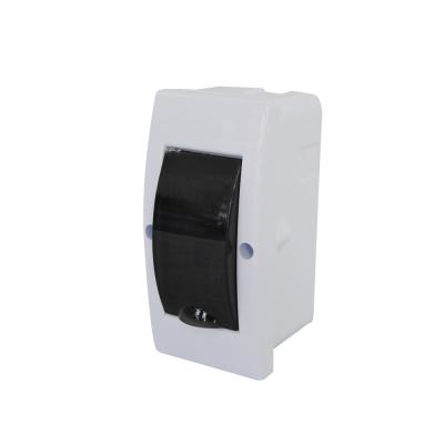 中国 DIN adjustable rail for factory flush supply box mcb products ZCEBOX 2 way panel mount electrical distribution box 販売のため