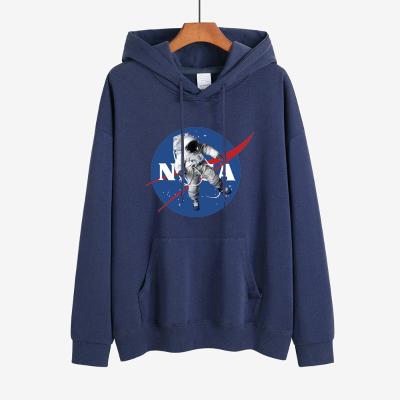 China Wholesale High Quality Anti-wrinkle NASA Astronaut Hooded Anti-wrinkle Mens Printed Hooded Jacket Sweater Sports Windproof Sweatshirt for sale