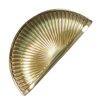 China Qiansi HK1002 Creative Design Semi-circular Shell Shape Handles Light Luxury Cabinet Drawer Wardrobe Handle for sale