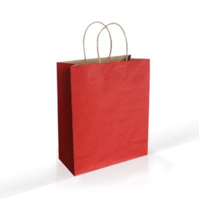 China Recyclable Cardboard Luxury Paper Custom Gift Bag With Handle For Shopping Bag With Your Own Logo for sale