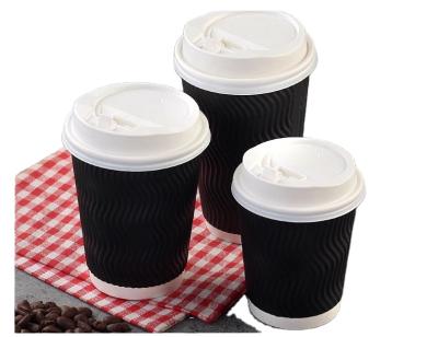 China Factory Direct Sales 8Oz 12Oz 16Oz Disposable Disposable Paper Coffee Cups for sale