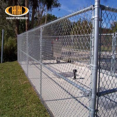 China Easily Assembled Heavy Duty Chainlink Fence Wire Galvanize Chain Link Fence for sale