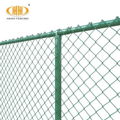 China Easily Assembled Online Shopping Used Safety Cheap PVC Coated Chain Link Fence Design for sale