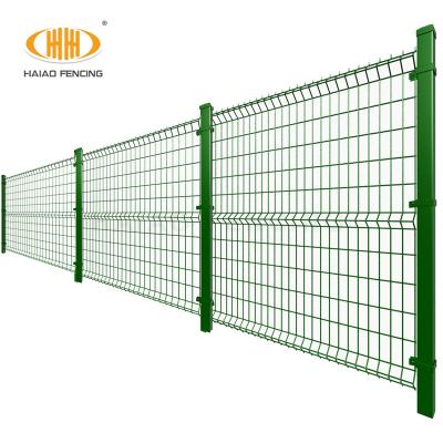 China Easily Compiled Eco Friendly Fence Designs PVC Coated 3D Curved Welded Wire Mesh Fence For Sale for sale