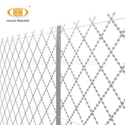 China Welded Steel Wire Razor Wire Mesh for sale