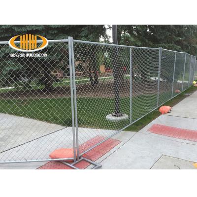 China Easily Assembled 6' x12 Chain Link Temporary Construction Site Fence Panels for sale