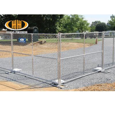 China Easily Assembled American Standard Temporary Fence Panel / Portable Chain Link Construction Fence for sale