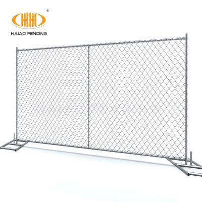 China Easily Assembled Haiao Fencing Temporary Chain Link Fence With Vertical Tube for sale