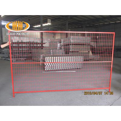 China Easily Assembled Customizable Free Standing Temporary Temporary Construction Fence 6 x 10 Metal Fence Panels For Sale for sale