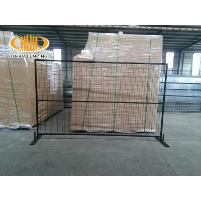 China Easily Assembled Canada Used Privacy Galvanized Steel Temporary Fence for sale