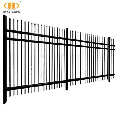 China Easily Assembled 6ft x 8ft Iron Fence, Steel Fence, Metal Fence Panels for sale