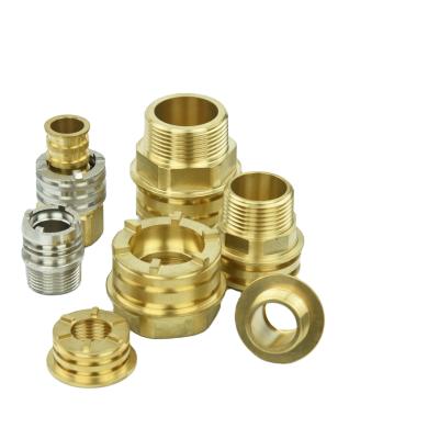 China Competitive Price Brass Connector Small Elbow Adapter Threaded Hose Fittings Brass Pipe Tubing Connectors Manufacturer for sale