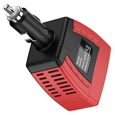 China 150W Car Power Inverter DC 12v to 110v 220v AC Converter with USB Ports Charger 110*70*46mm for sale