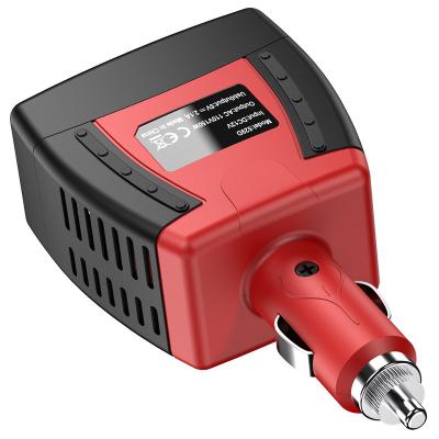 China Power Inverter Car Laptop Charger DC 12V To AC 220V 150W Converter Adapter 110*70*46mm for sale