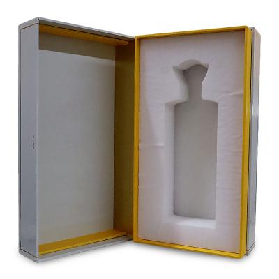 China Recycled Materials Cardboard Cardboard Wine Glass Packaging Luxury Custom Packaging Gift Boxes With Foam Insert for sale