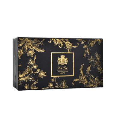 China Recyclable Custom High Quality Wooden Box Cosmetic Packaging Small Wooden Black Packaging Gift Boxes for sale