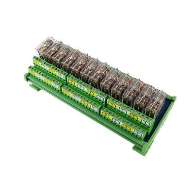 China Huaqingjun 12-Channel Omron Relay Module 24V Double-Group G2R-2 5A Sealed Electromagnetic Relays For CNC Machine for sale