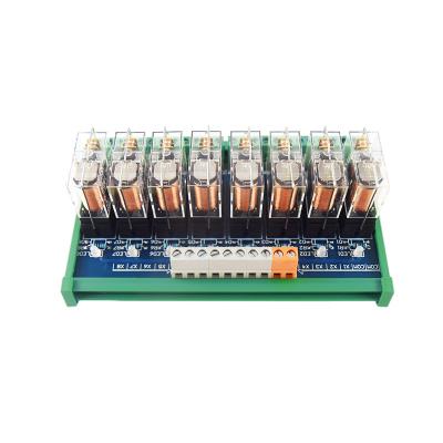 China 8-Channel 24V Omron Group Sealed Single Relay Module With Electromagnetic Socket Guide G2R-1 Relay Original Product For PLC for sale