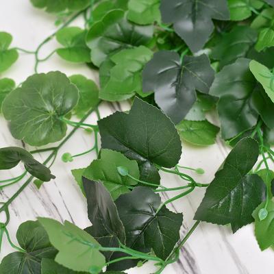 China Green Natural Touch Superior UV Resistant Simulation For Artificial Plants Wall Hanging Wedding Decoration Vines for sale