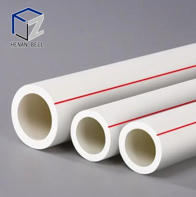 China China Factory Corrosion Resistant Hot And Cold Water Supply PN20 25 - 110MM White Color Pure Plastic Pipes PPR Pipe for sale