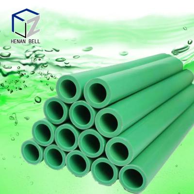 China Wholesale Custom Green Color Corrosion Resistant All Size PPR Pipe Pure Plastic PPR Pipe For Water Supply for sale