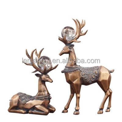 China Factory Wholesale RTS Classic Home Decor Odin's Deer Resin Crafts For Ornament for sale