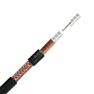 China Exact Cables Communication RG59 CCTV Coaxial Cable with Shield 2 Bc or Al Wire Braid for sale