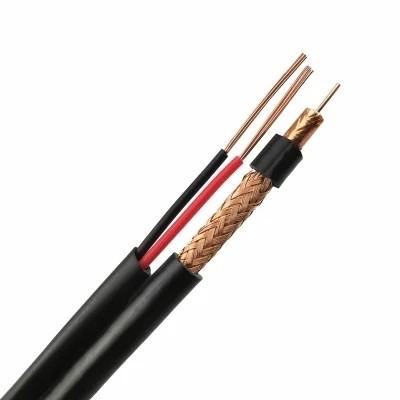 China 305m RG59 with Power CCTV Camera Rg59 2c Siamese Coaxial Communication Cable Manufacture for sale