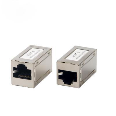 China FLUKE Tested Exact Cables CAT5E/CAT6 STP Inline Coupler Keystone Jack Network Coupler for sale